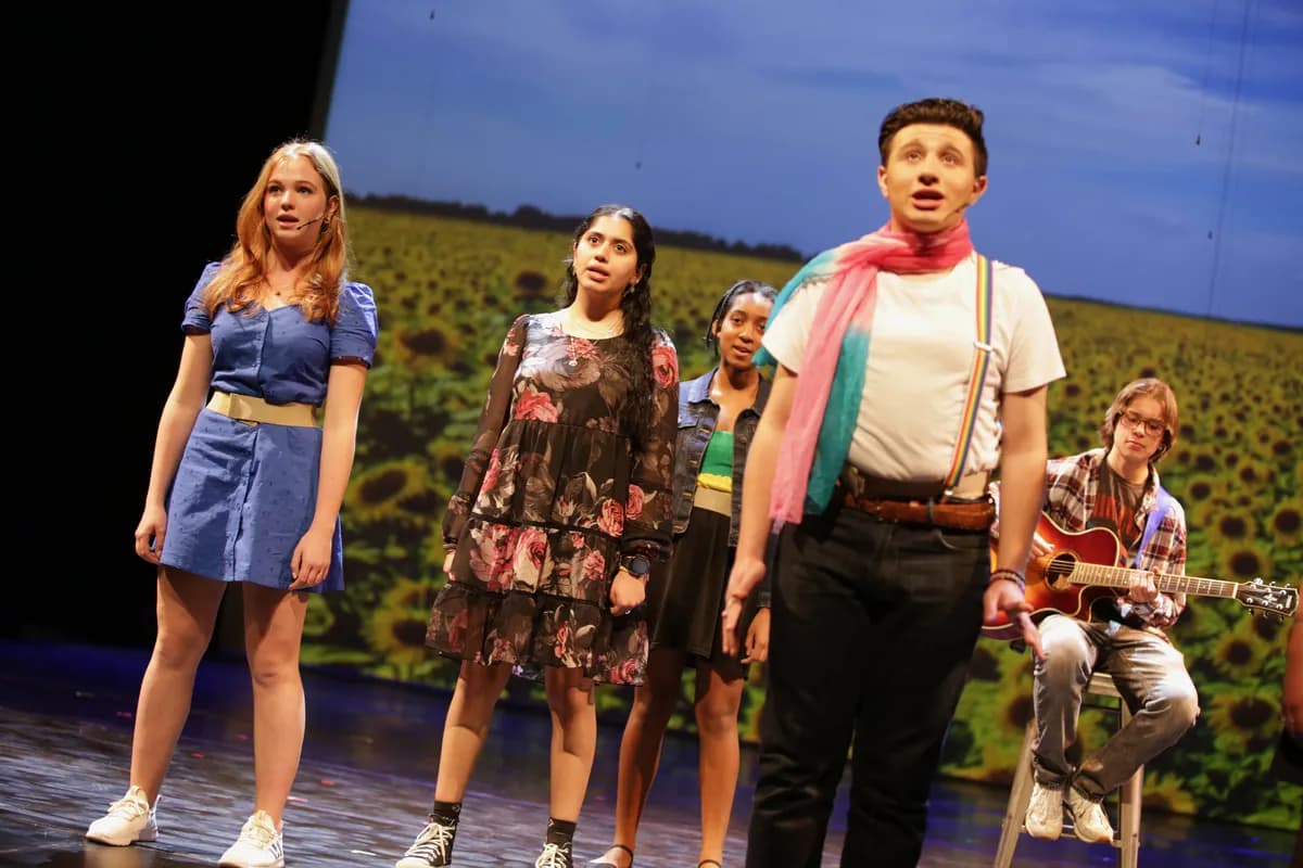 OVATION! music and drama students performing at the Richmond Hill studio