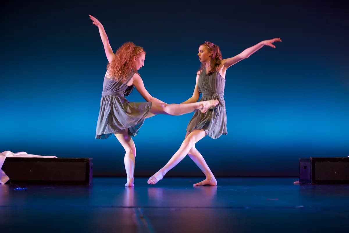 OVATION! Performing Arts Academy dancers performing on a Richmond Hill stage